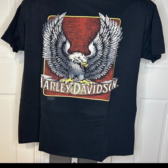Classic black Harley Davidson t-shirt in XL - Picture 2 of 7